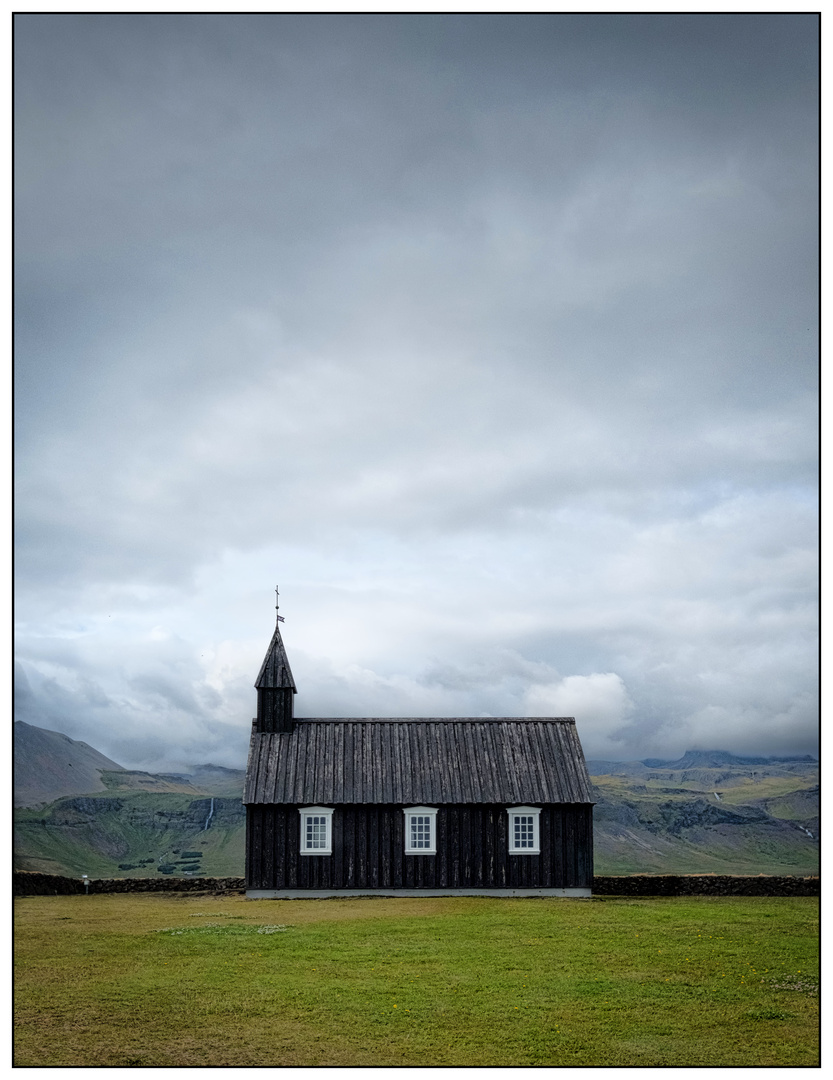 Iceland, Black Church of Budir