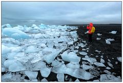 Iceland, Black Diamond Beach