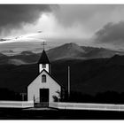 Iceland Church B/W