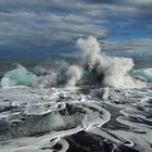 Iceland - Die Küste vor Jökulsarlon