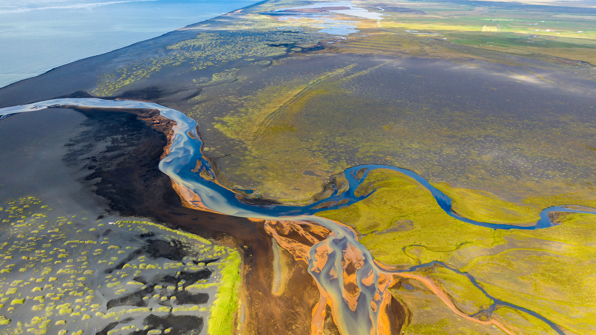 Iceland Flusslandschaft