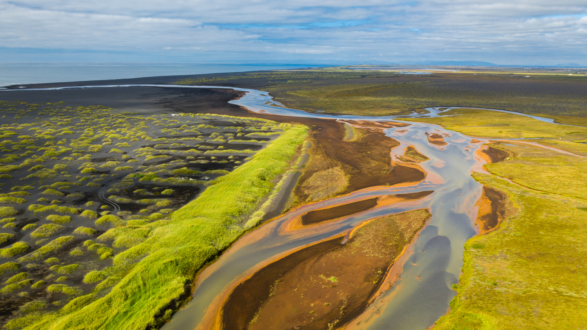 Iceland Flusslandschaft