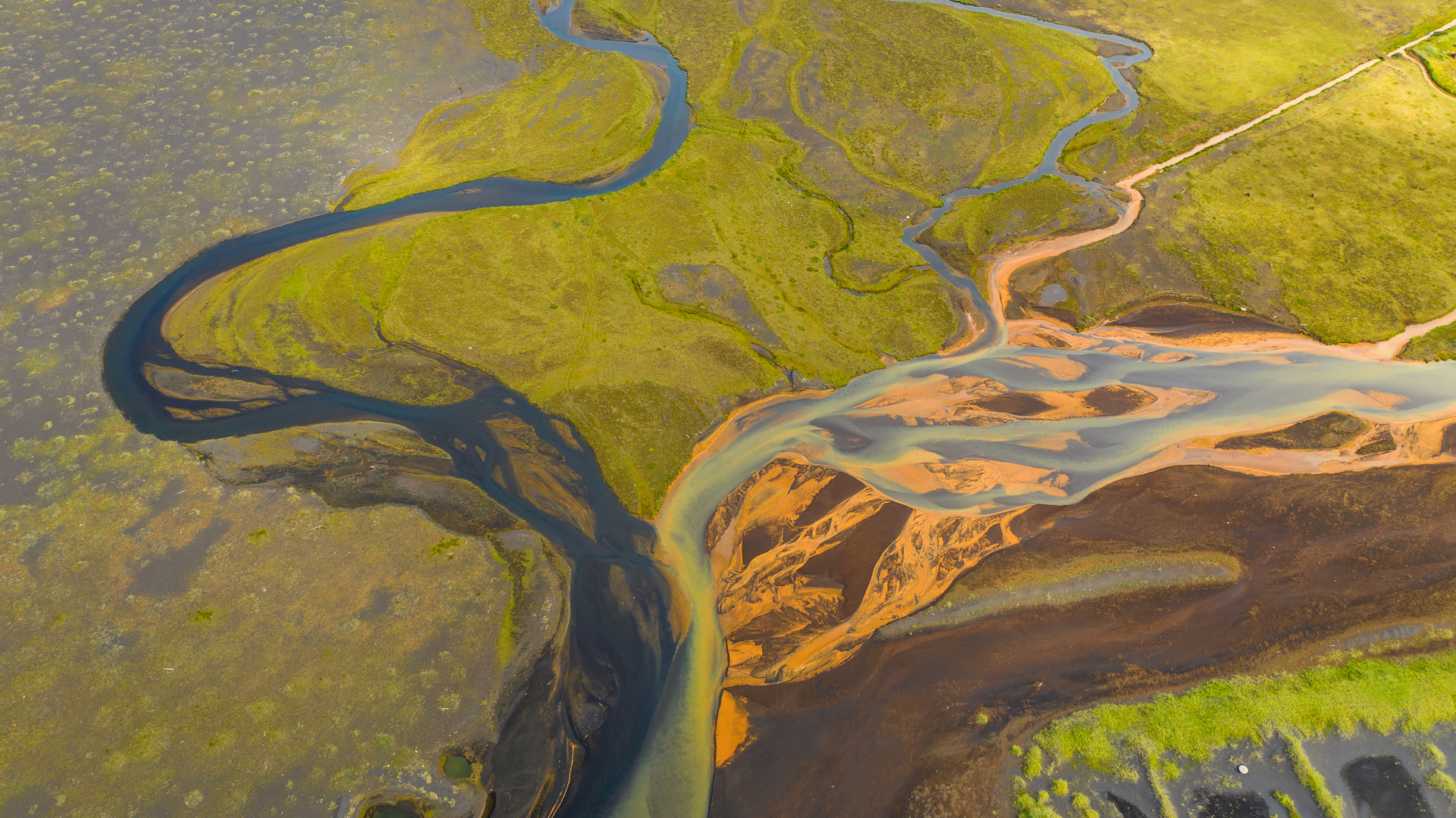 Iceland Flusslandschaft