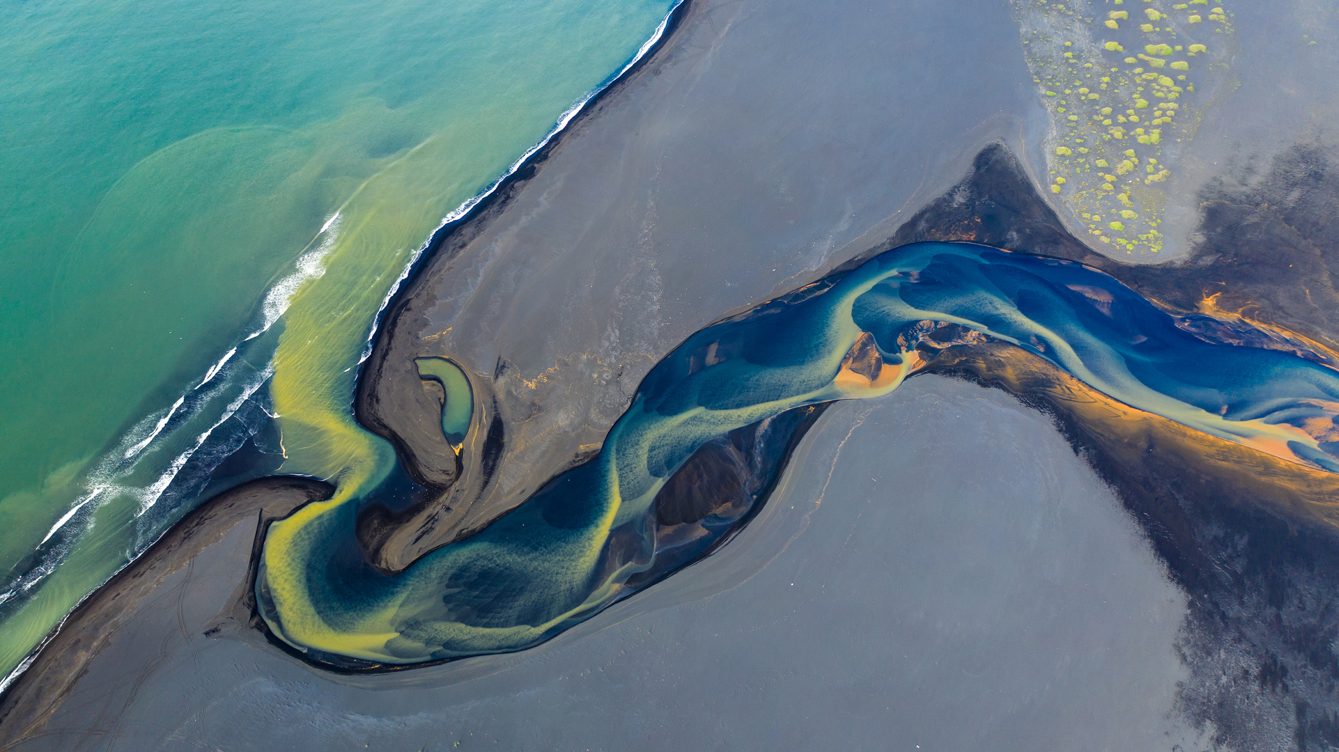 Iceland Flusslandschaft