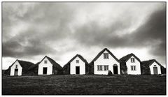 Iceland, Glaumbaer Farm built with Turf