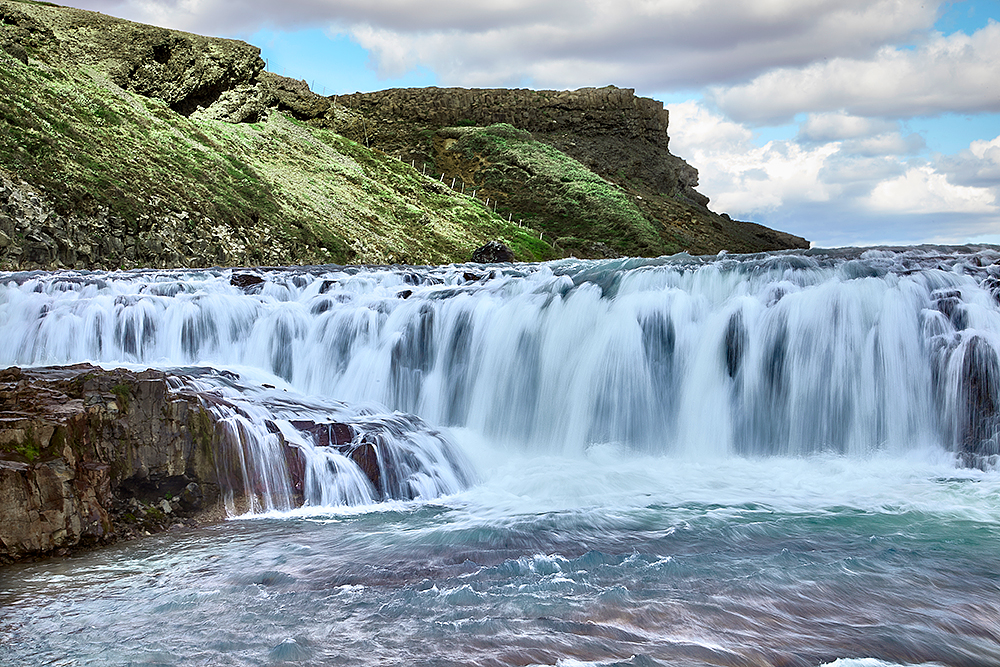 Iceland Gullfoss Wasserfall