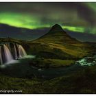 Iceland - Nothern Lights at Kirkjusfell