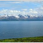 Iceland, Panorama of „Eyjafjörður“ Fjord