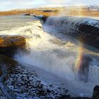 Iceland - Rainbow at Gullfoss