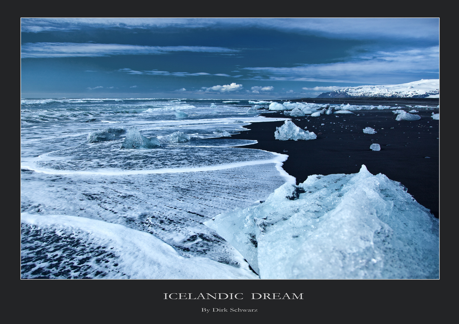 Iceland Strand am Jökull Sarlon