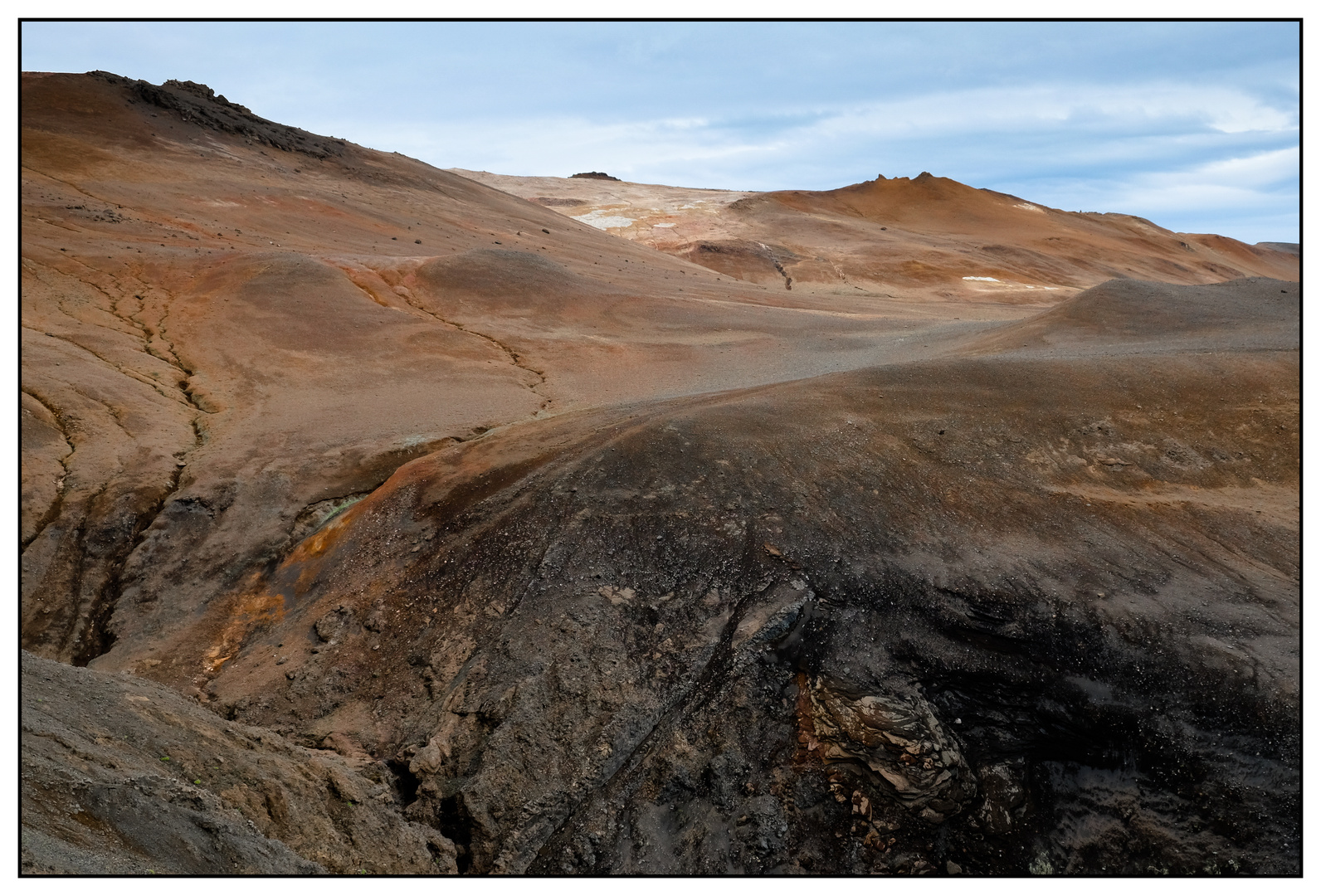 Iceland, Volcano Landscape near Hverarönd (also named Námafjall)