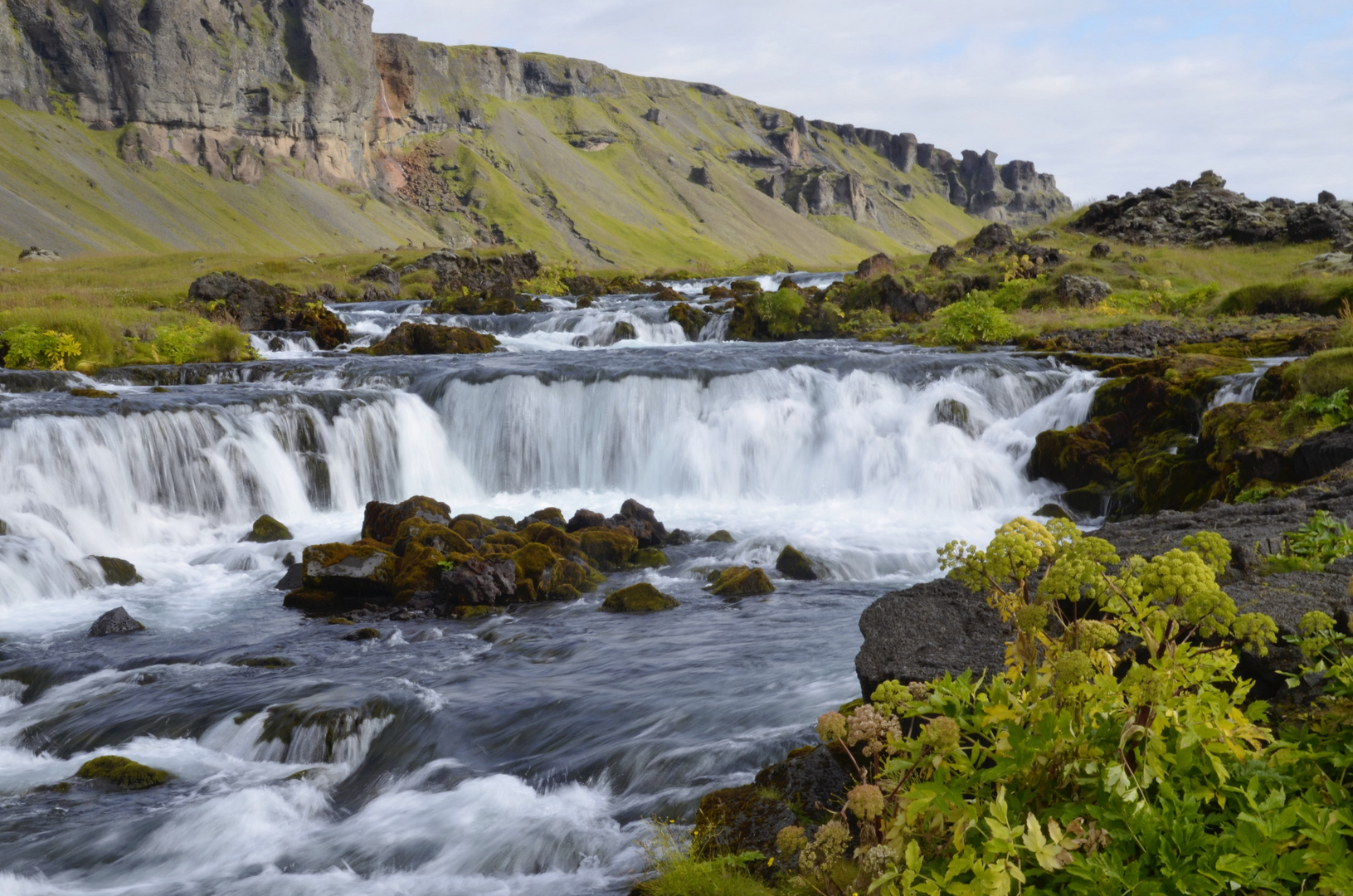 Iceland waterfall