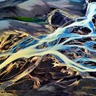 Icelandic river art – Seljalandsá