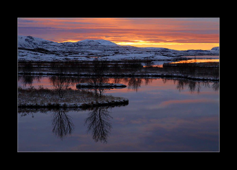 icelandic sunset