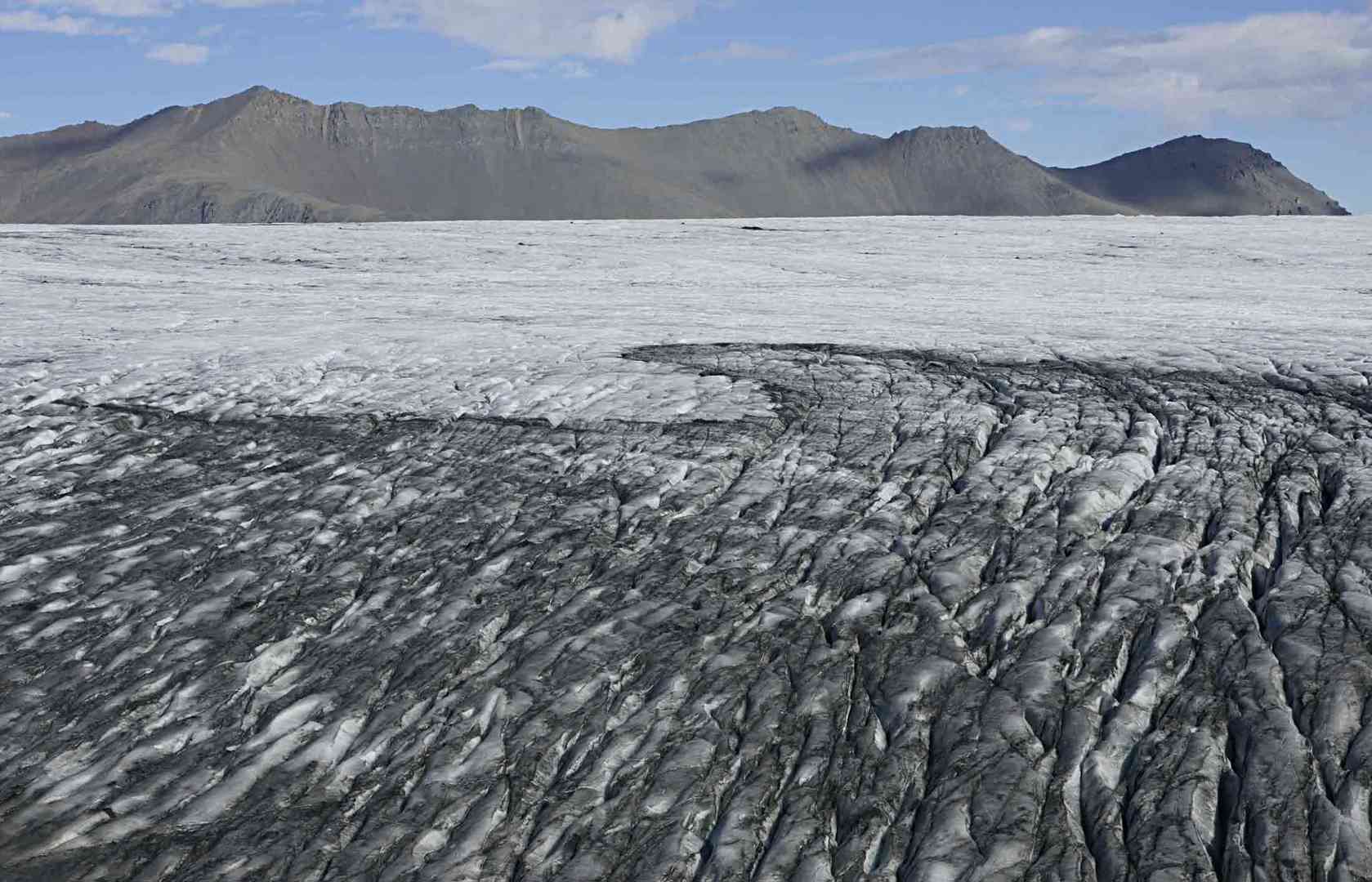 Iceland`s Skalaffellsjökull Gletscher