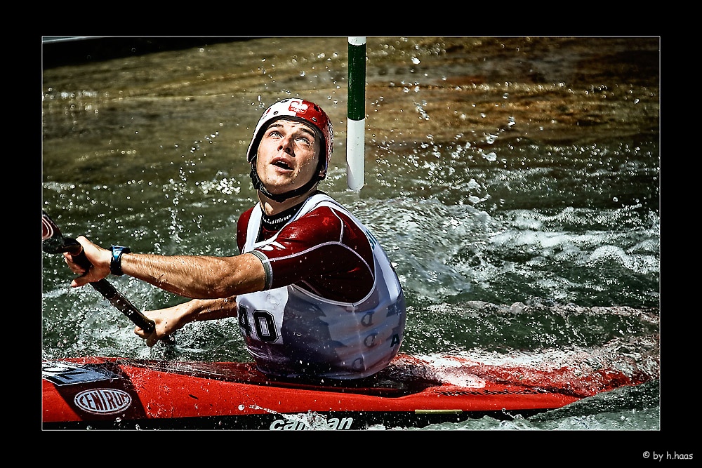 ICF Canoe/Kayak Slalom Racing World Cup Series 2008 IV Foto & Bild
