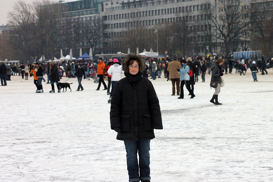 Ich auf der Alster