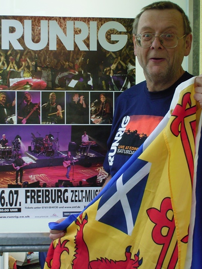 Ich auf einem RUNRIG Konzert 2008 in Freiburg / Breisgau