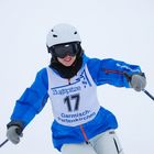 Ich beim Skirennen auf der Zugspitze