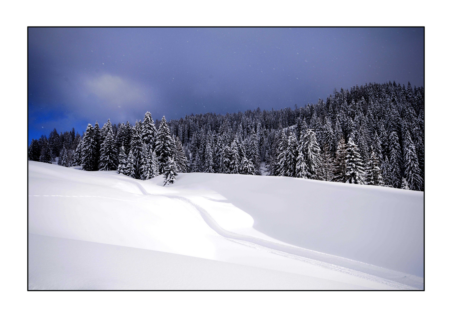 Ich bezeichne es als Wintermärchen