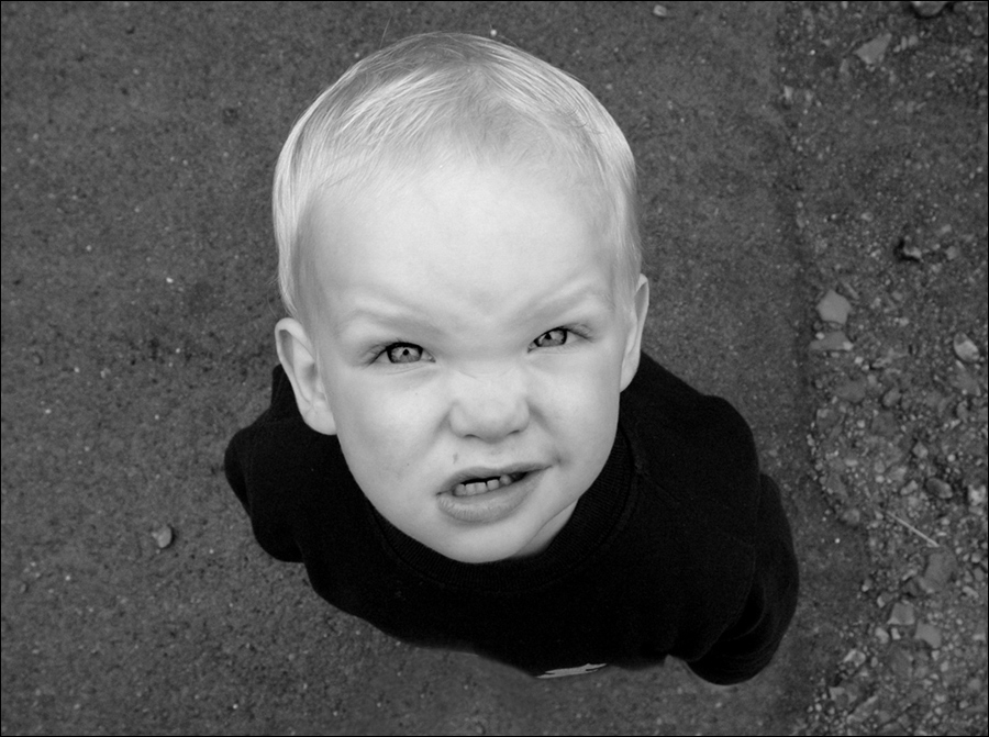Ich bin böse o) Foto & Bild kinder, menschen Bilder auf