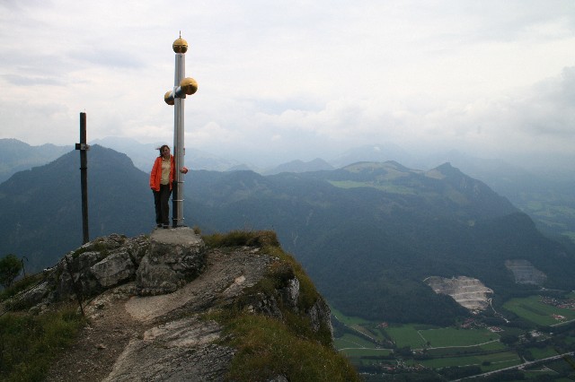 ich bin oben