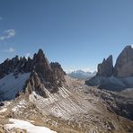 Ich bin wieder da. Mit den 5 mächtigsten Gipfel in den Sextener Dolomiten, ganz links der...