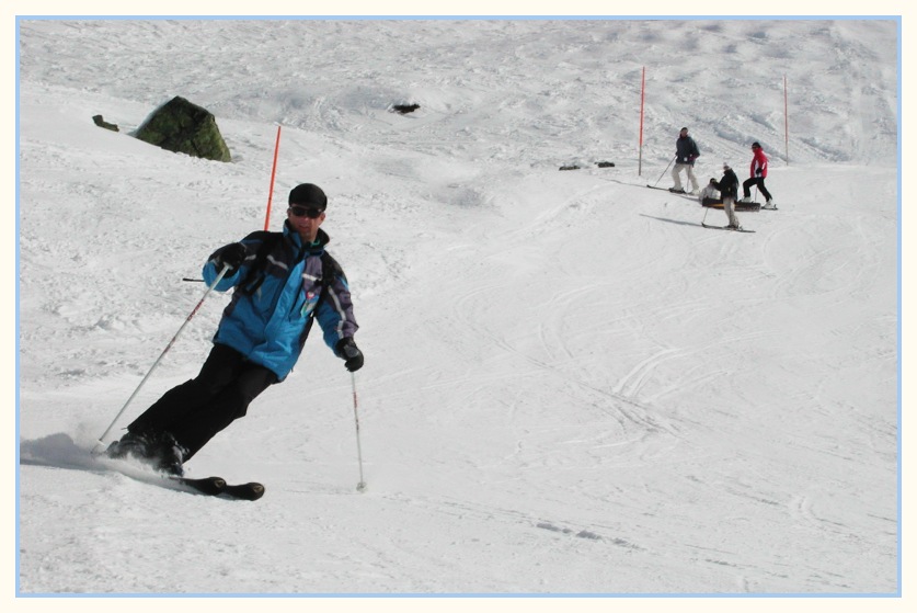 Ich geh jetzt erst mal Skifahren.