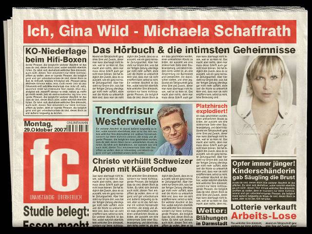 Ich, Gina Wild - Michaela Schaffrath