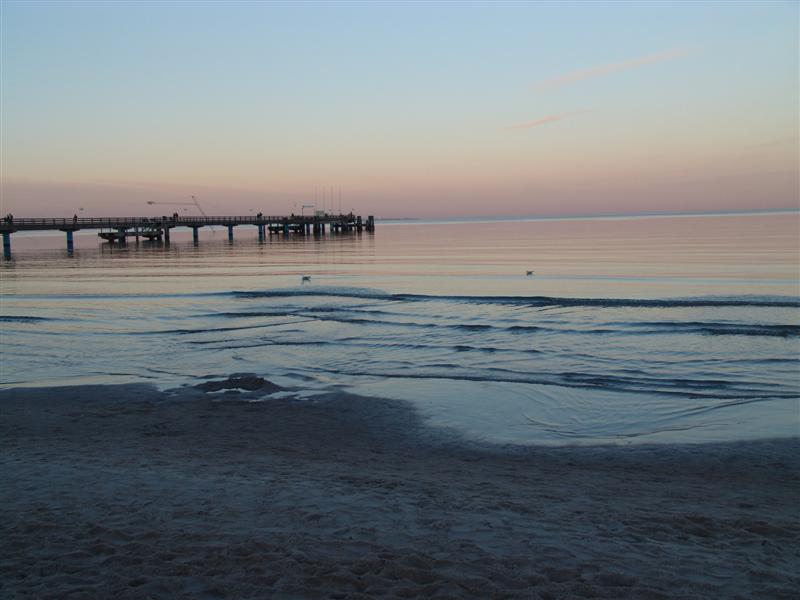 ich glaube, das war in Scharbeutz zur blauen Stunde...