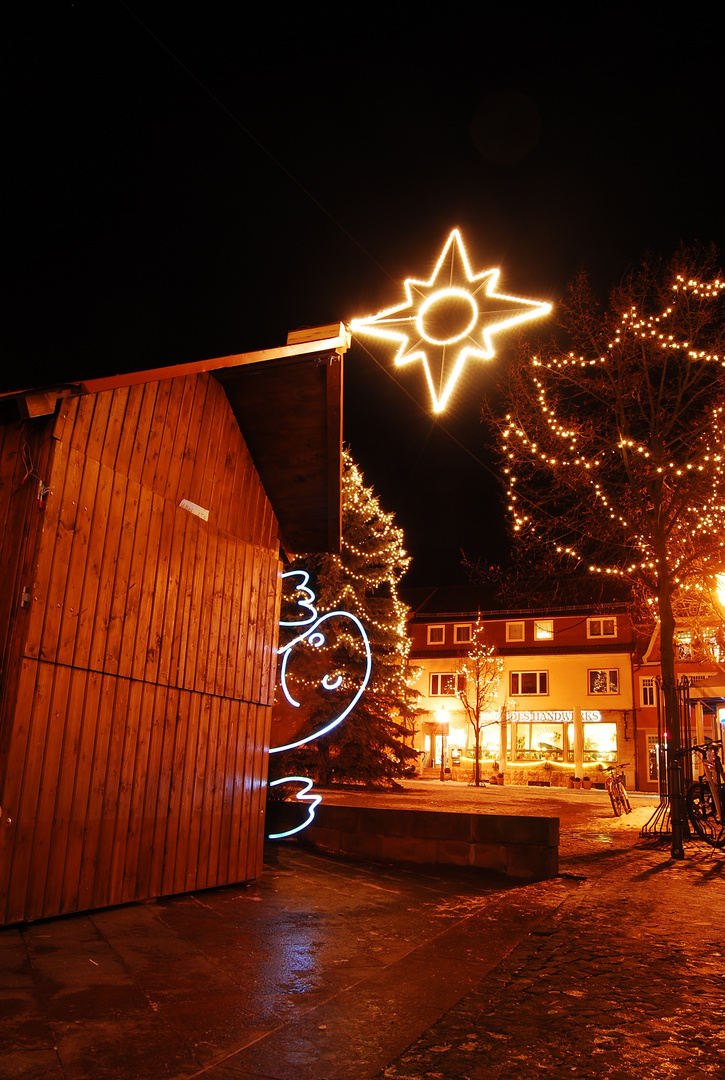 ich hab das christkind um die ecke stehen sehen.