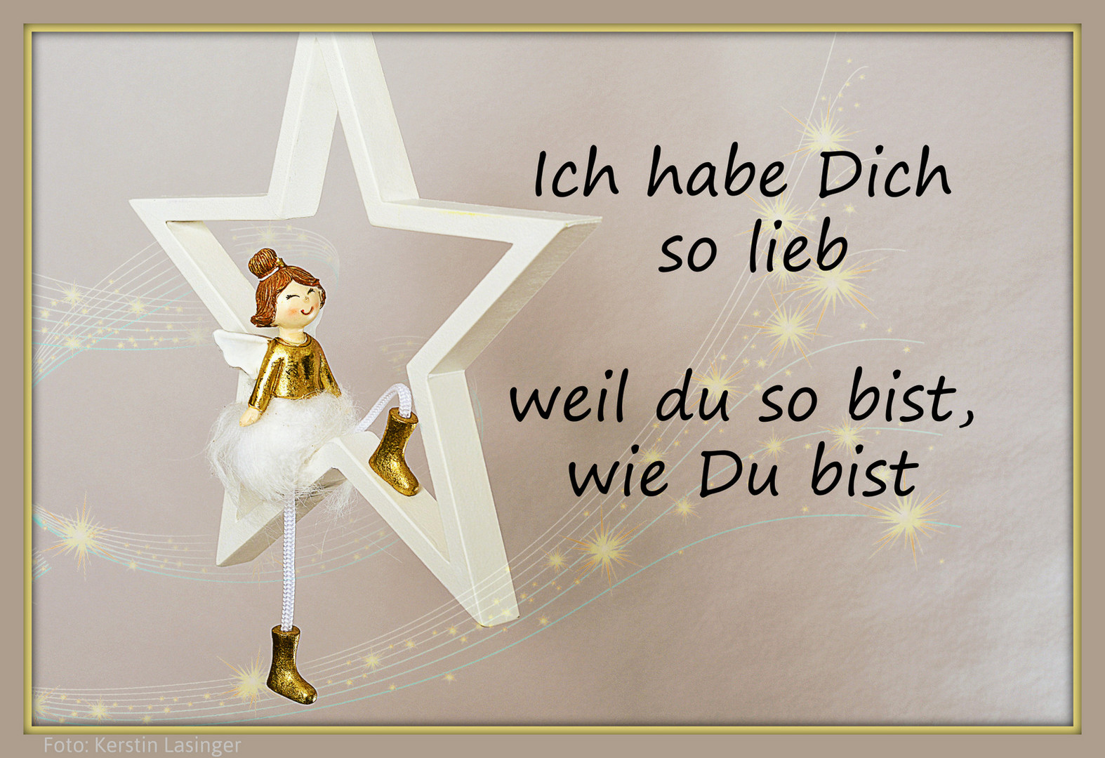 Ich hab dich lieb, weil du bist 