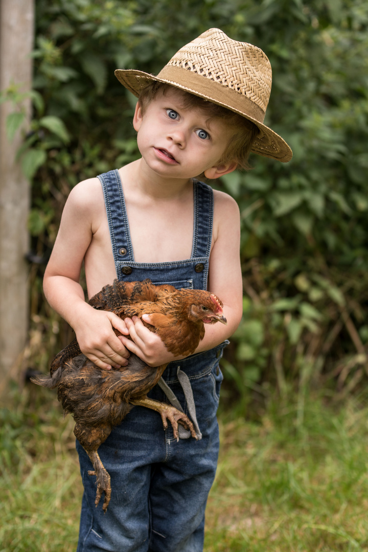 ich hab ein Huhn und du ?