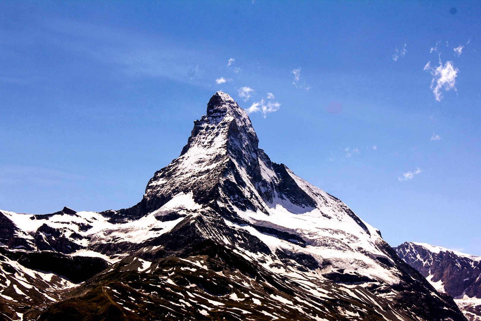 Ich hab´ es wirklich gesehen - das Matterhorn !