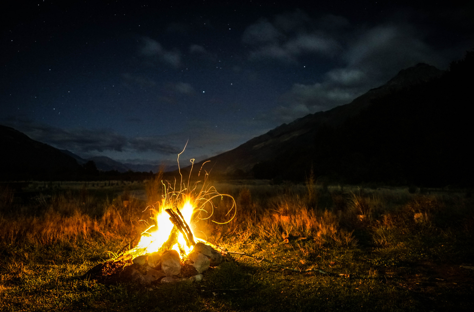 Ich habe Feuer gemacht! 