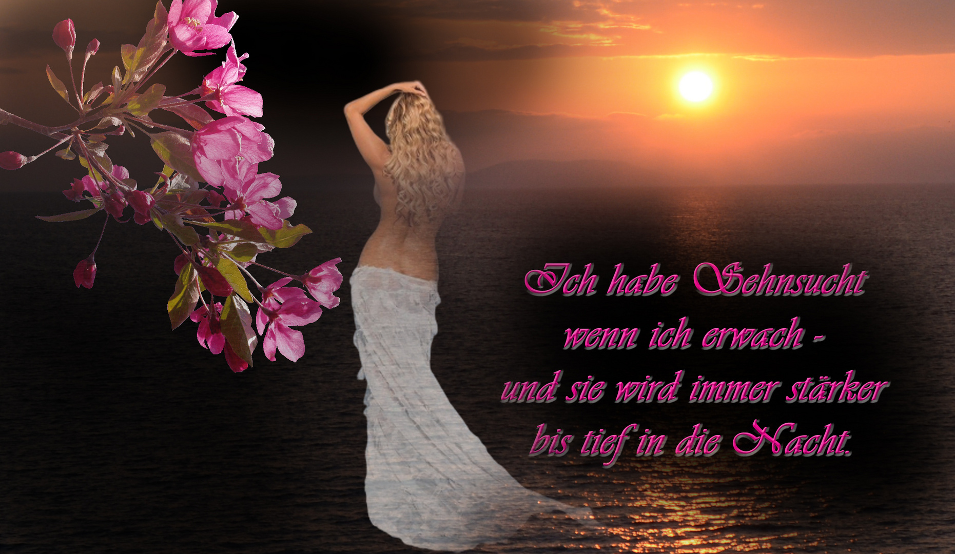 Ich habe Sehnsucht Foto & Bild sprüche, fotomontagen, digiart Bilder
