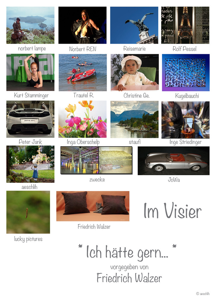 *Ich hätte gern ...* Collage von aeschlih