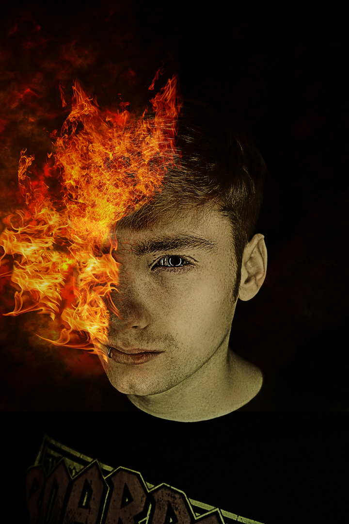 Ich in Flammen ;) folgen weitere