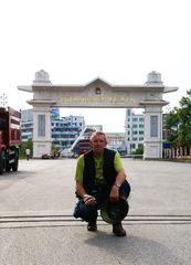 Ich in Lao Cai