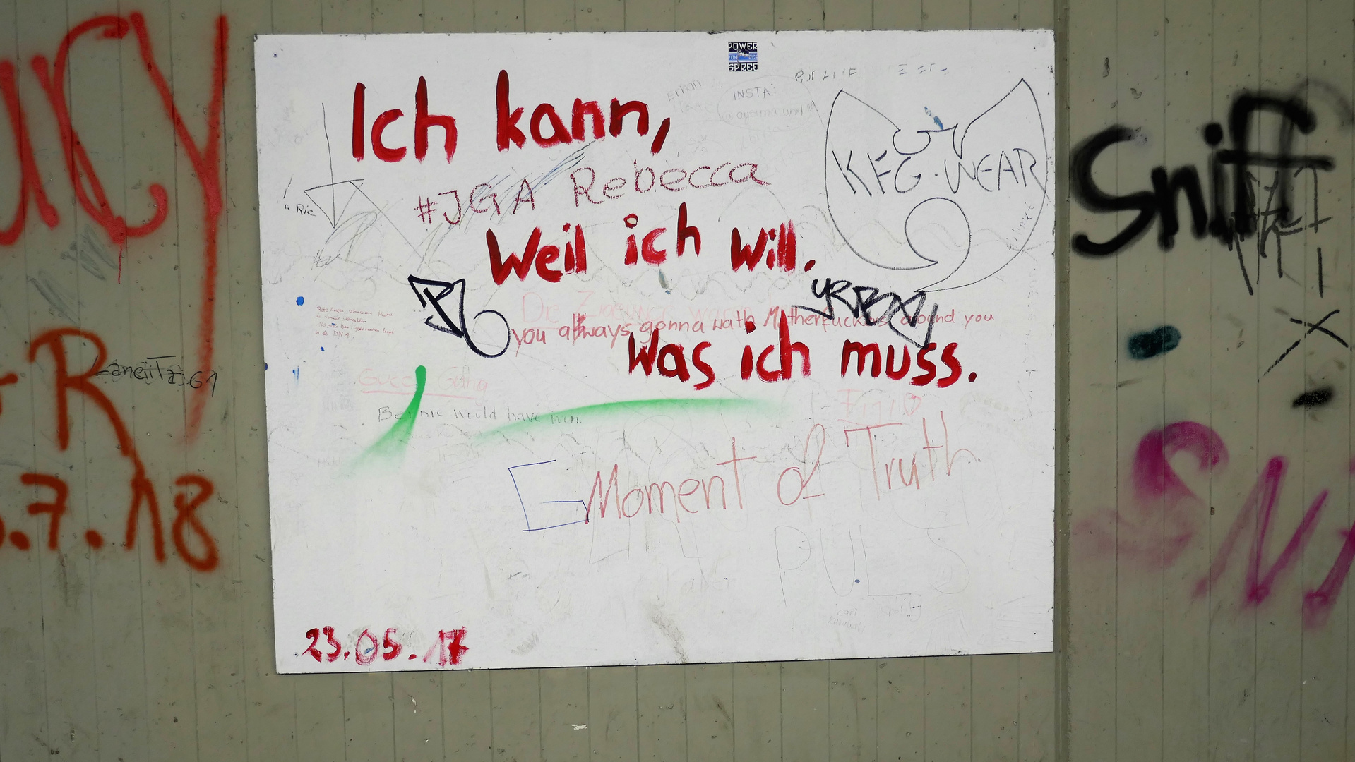 Ich kann ...