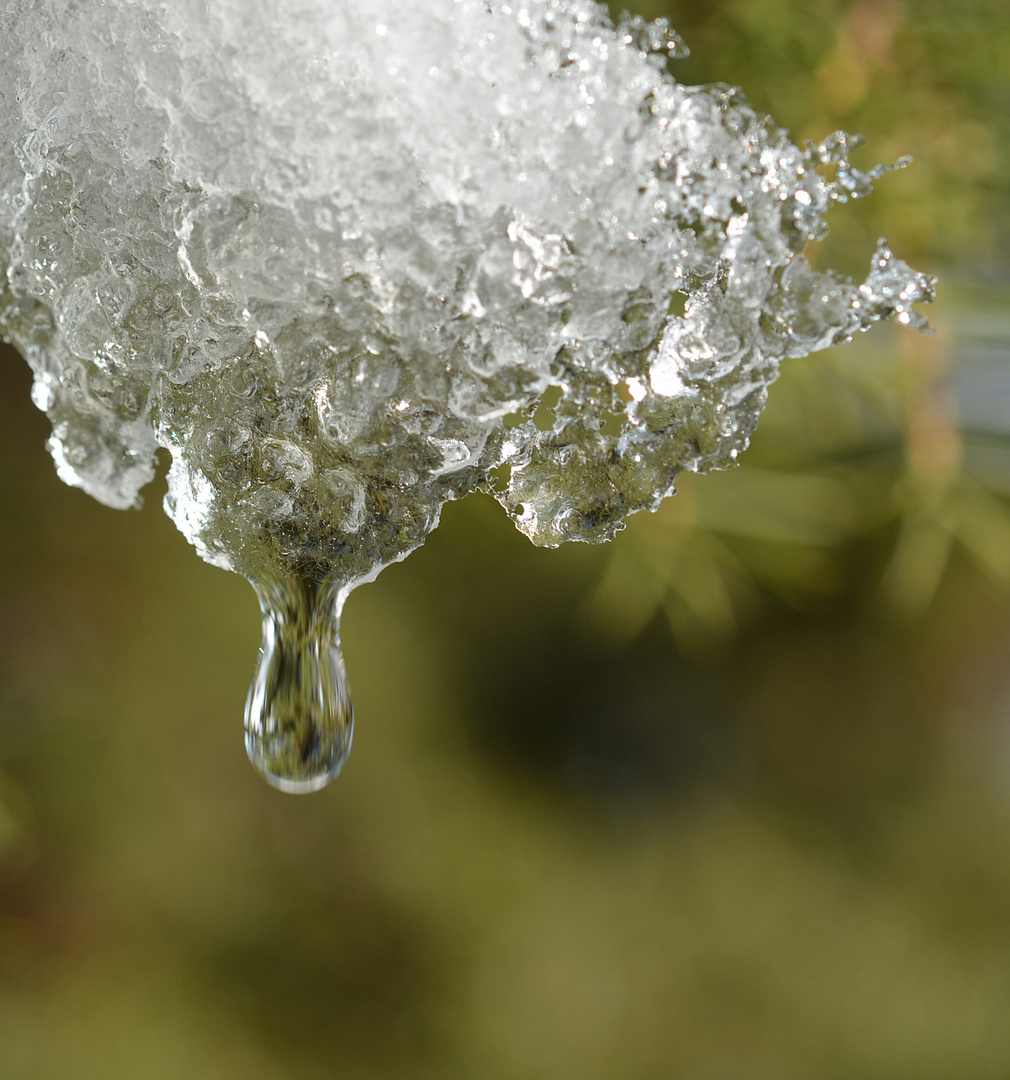 Ich konnte mich nicht sattsehen an dem "Wasserfall"