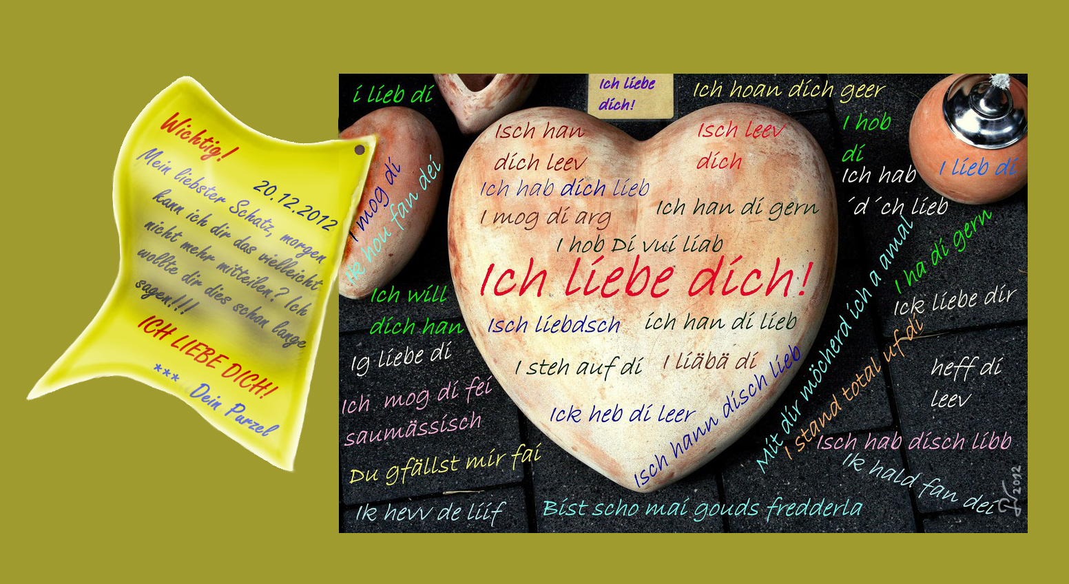 ICH LIEBE DICH....für immer!