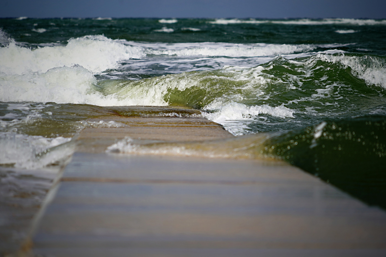 Ich liebe die Wellen an der Nordsee! 