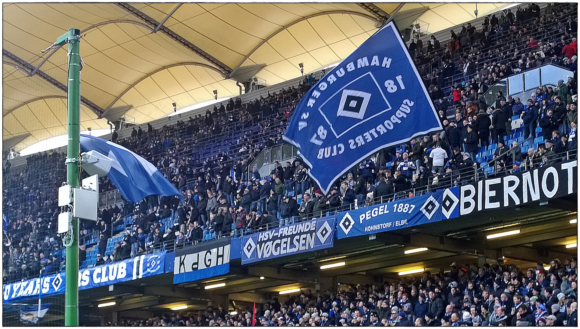 Ich musste mit zum HSV Spiel