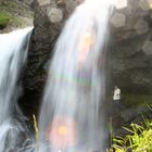 Ich selbst unter einem Wasserfall in Ostisland