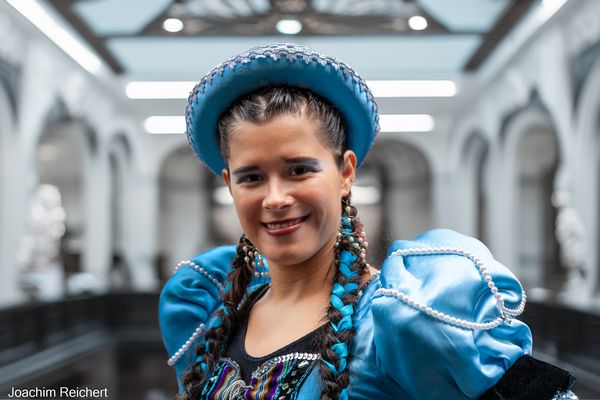 Ich traf sie auf dem Karneval der Kulturen