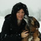 Ich und mein Schneehasi :-*