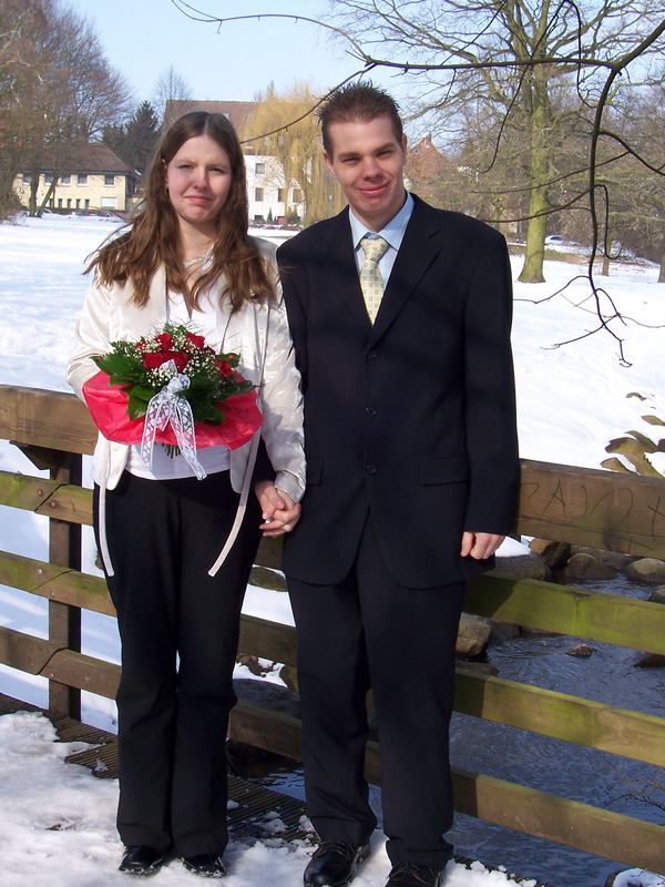 Ich und meine Frau am Hochzeitstag 17.03.2006