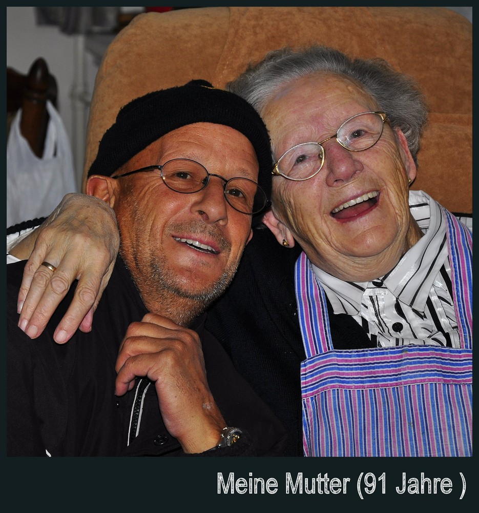 Ich und Mutti ( 91 Jahre alt)