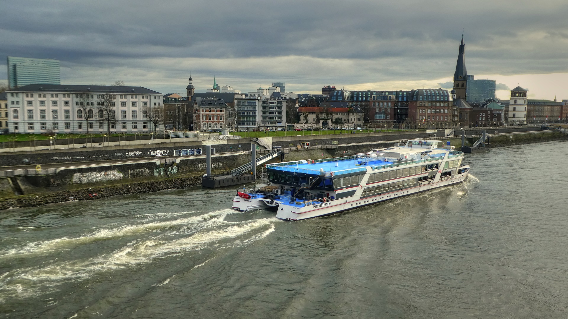 Ich war heute am Rhein